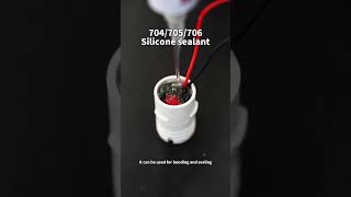 How to use 704 silicone sealant in electronics siliconeadhesive siliconeglue siliconesealant [upl. by Soiritos]