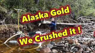 WOW 8000 in Gold Found  Alaska Gold Dredging Series on The Fortymile River Midwest Dave  Finale [upl. by Sregor]