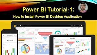 Power BI Tutorial 1 How to install desktop Application [upl. by Avelin]