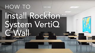 Installing Rockfon System VertiQ C Wall  System Installation [upl. by Mazur]