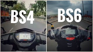 TVS NtorQ Bs4 Vs Bs6  Race Edition [upl. by Nostets88]