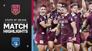 Maroons v Blues  Match Highlights Game 3 2020  State Of Origin [upl. by Giess]