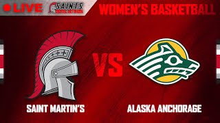 Saint Martins vs Alaska Anchorage Womens Basketball  LIVE 312025 [upl. by Ellekram]