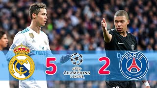 Real Madrid vs Paris Saint Germain 52 All Goals HD [upl. by Nosnorb]