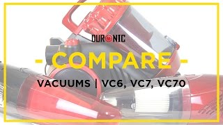 Duronic Vacuum Cleaner Range  Duronic VC6 VC7 amp VC70 [upl. by Viv]