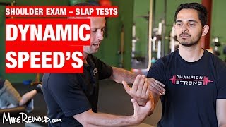 Dynamic Speeds Test  Shoulder Clinical Exam  SLAP Special Tests [upl. by Yerggoeg]