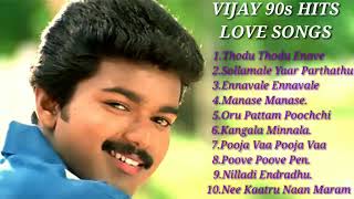 Vijay 90s Hits Love Songs Jukebox  Vijay 90s Top Songs Hits [upl. by Doowle]