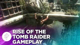 14 Minutes of Rise of the Tomb Raider Gameplay [upl. by Hairim338]