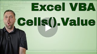 Excel VBA Cell Value  Code Included [upl. by Iver164]