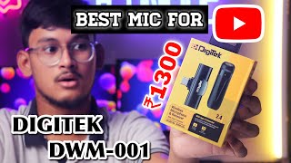 Digitek DWM001  Unboxing amp Review  Wireless Microphone For Youtube [upl. by Nancie]