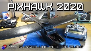 PixHawkMission PlannerArduPlane Build for Beginners Installing into a plane [upl. by Myers597]