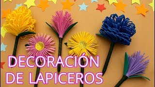 3 IDEAS PARA DECORAR TUS LAPICEROS O BOLÍGRAFOS  PARA EL DÍA DE LAS MADRES [upl. by Cannell559]