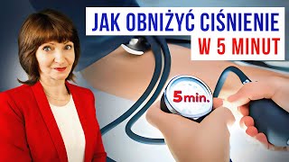 🚩Jak OBNIŻYĆ CIŚNIENIE w 5 min BEZ LEKÓW Dwa proste i skuteczne sposoby na nadciśnienie tętnicze [upl. by Alleuqcaj]