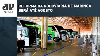 REFORMA DA RODOVIÁRIA DE MARINGÁ SERÁ ATÉ AGOSTO [upl. by Nnayecats]