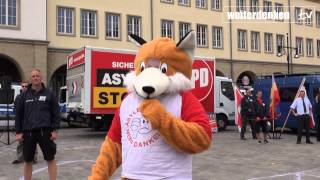 NPD vor Ort  Asyltour durch MV  Rostock  Demmin  Anklam [upl. by Latrena]