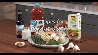 How to make 3 recipes for fondue broth [upl. by Kired]