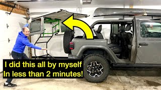 Easily remove a Jeeps Hardtop  Alone  quotTop Lift Proquot  InDepth Review  Hardtop Removal Tool [upl. by Strephonn128]