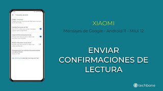 Activar o desactivar las Confirmaciones de lectura  Xiaomi Android 11  MIUI 12 [upl. by Ahsirt]