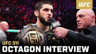 Islam Makhachev Octagon Interview  UFC 311 [upl. by Drahser]