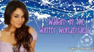 Vanessa Hudgens  Winter Wonderland Lyrics Video [upl. by Pendergast237]