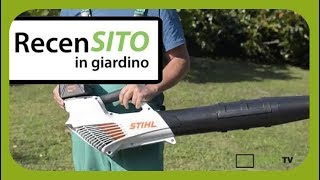 Prova soffiatore a batteria Stihl [upl. by Strephonn]