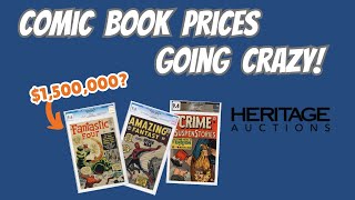 Crazy Comic Book Prices at Heritage Auctions [upl. by Felt787]