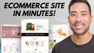 How To Create an eCommerce Website in Minutes [upl. by Eirrac]