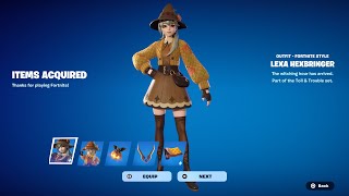 New Lex Hexbringer bundle amp Sabrina Carpenter emote Fortnite item shop [upl. by Esilegna]