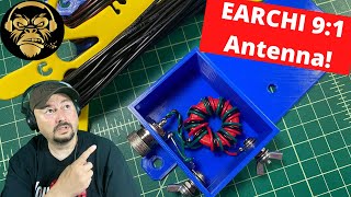 DIY EARCHI 91 End Fed Ham Radio Antenna  UnUn  Balun [upl. by Nolram]