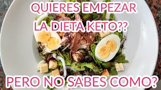 COMO EMPEZAR LA DIETA KETO PARA PERDER PESO RAPIDO PASO A PASO PARA PRINCIPIANTESDIETA 2020 [upl. by Moreno822]