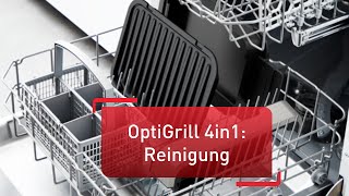 OptiGrill 4in1 GC774D  Einfache Reinigung  Kontaktgrill von Tefal [upl. by Saundra]