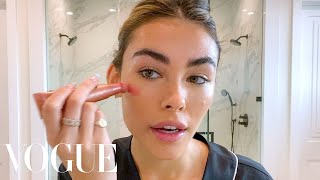 Madison Beer’s Guide to Soap Brows and Easy Blush  Beauty Secrets  Vogue [upl. by Lot580]