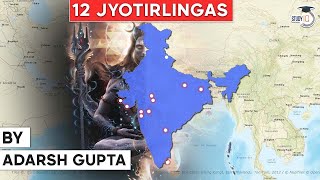 12 Jyotirling of Lord Shiva in India History and spiritual significance of all 12 Jyotirlings UPSC [upl. by Suinuj435]