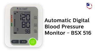 Dr Odin Blood Pressure Machine BSX516 with USB Support [upl. by Llemij770]