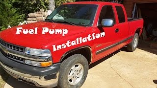 Chevy Silverado Fuel Pump Removal and Installation [upl. by Myrilla]