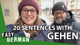 20 Sentences with the Verb quotgehenquot  Super Easy German 58 [upl. by Solly]