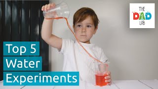 5 Amazing Science Tricks with Water To Do At Home  Kids Science [upl. by Arrekahs]