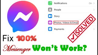 How To Fix Facebook Messenger App Wont Save Videos Wont Work Does not Load Not Loading [upl. by Arada]