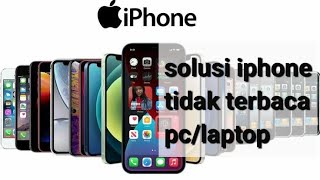 cara mengatasi iphone yang tidak terbaca di komputer dan laptop [upl. by Spancake]