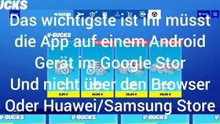 Vbucks mit Google Play Guthaben bezahlen [upl. by Craner417]