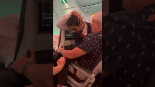 Turbulence on Qatar Airways flight from Doha to Dublin Some people were hitting the roof…此生經歷最驚恐瞬間… [upl. by Grail230]