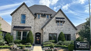 Coventry Homes Mineola Floorplan Model home in Argyle ISD The Ridge [upl. by Hetty72]