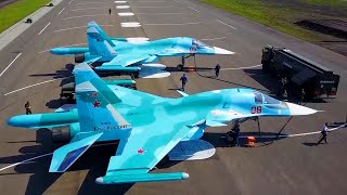 Sukhoi Su34 Fullback Supersonic FighterBomber Сухой Су34 [upl. by Salohcim321]