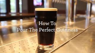 How To Pour The Perfect Guinness  4 Steps to the Perfect Pour [upl. by Buna]