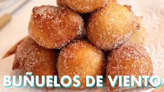 BUÑUELOS DE VIENTO EN 5 MIN  LA RECETA MAS FACIL  PASCUA 2 [upl. by Sari]