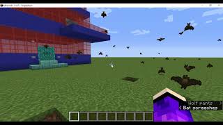 How to kill all bats in minecraft with one command [upl. by Nahbois245]