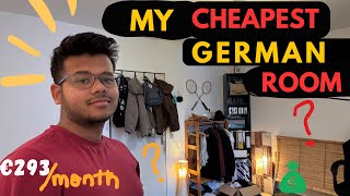 ROOM TOUR  How to find Cheapest Apartment in Germany in 2025   Student Dorm  Prakhar Rajput [upl. by Snapp]