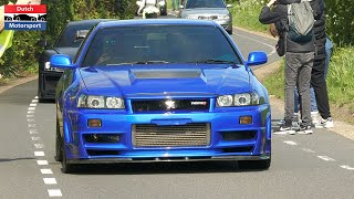 820HP 27L Nissan Skyline R34 GTR  Loud Accelerations [upl. by Vivia]