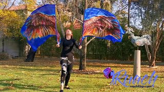 Eagle Wings  Music Josh Groban  You Raise Me Up  ft Anri of RUACH FLAGS [upl. by Nevile]