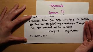 1 Dynamik Newtonsche Gesetze [upl. by Jaye]